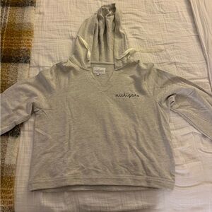 Michigan Cropped Hoodie